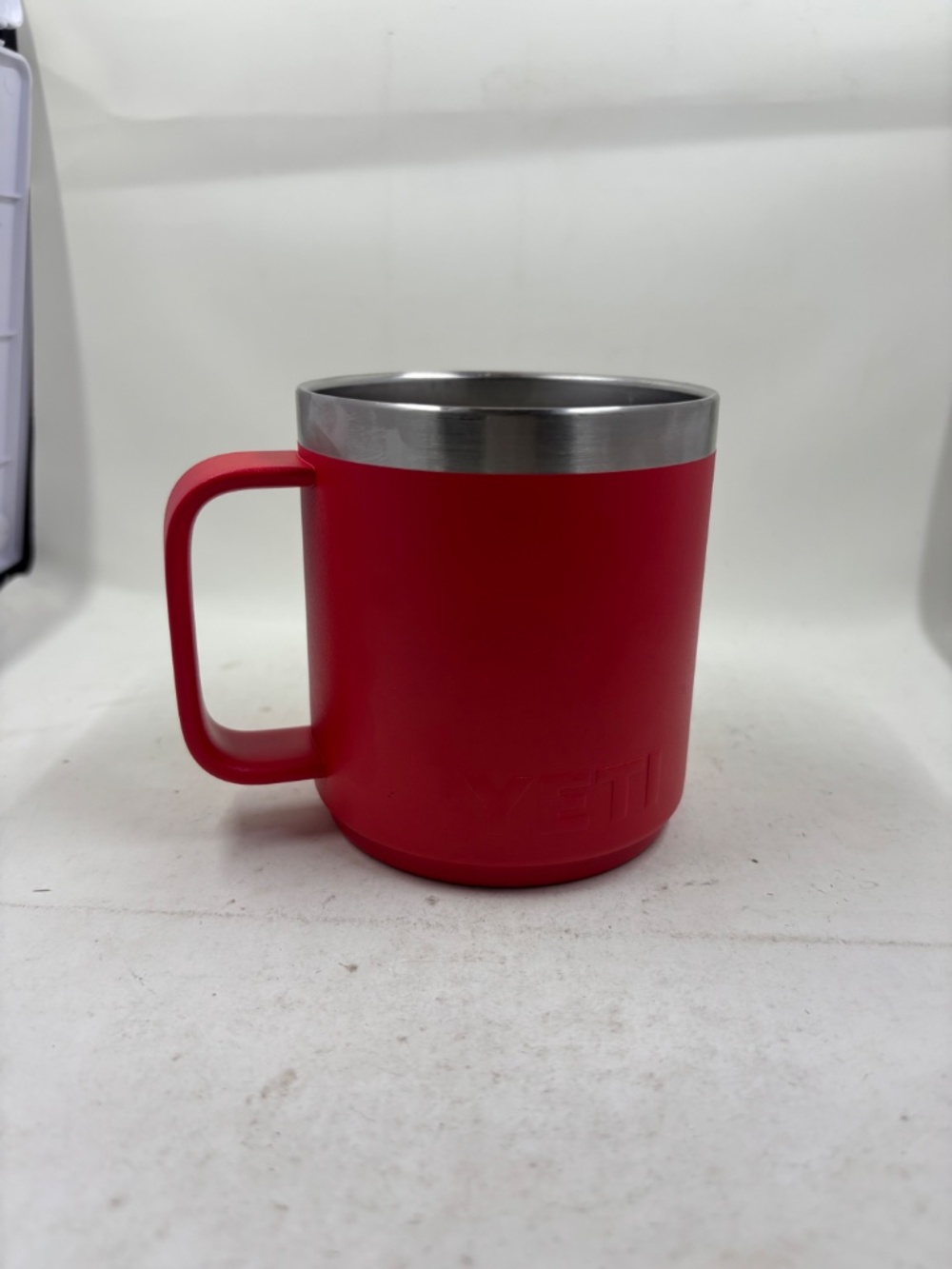 YETI Rambler 10 oz Mug Tumbler Travel Mug Rescue Red - Picture 4 of 9